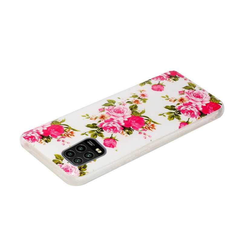 Kuori Xiaomi Mi 10 Lite Fluoresoivat Liberty Flowers