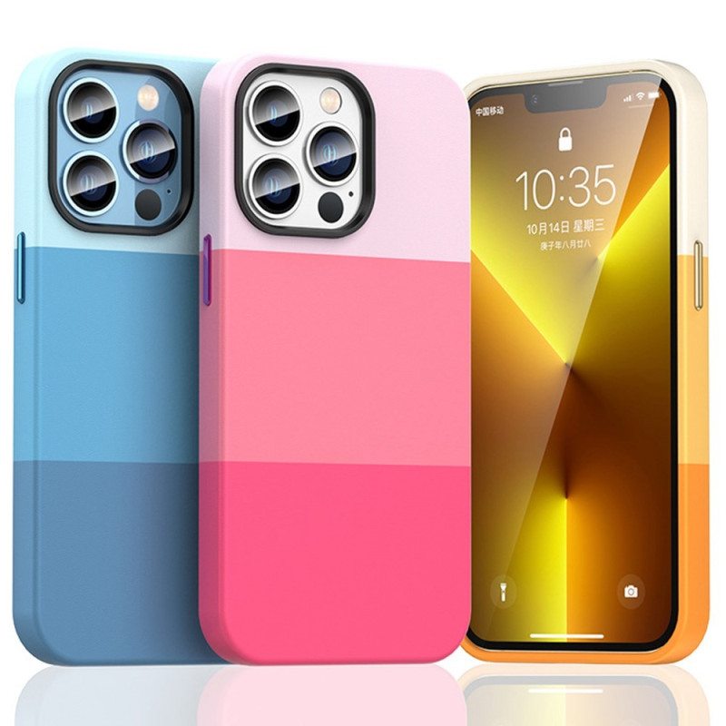 Case iPhone 14 Plus Värilliset Nauhat