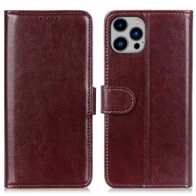 Kotelot iPhone 14 Plus Faux Leather Finesse