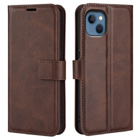 Nahkakotelo iPhone 14 Plus Ohut Extreme Leather -efekti