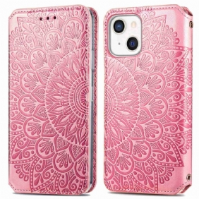 Puhelinkuoret iPhone 14 Plus Kotelot Flip Mandala