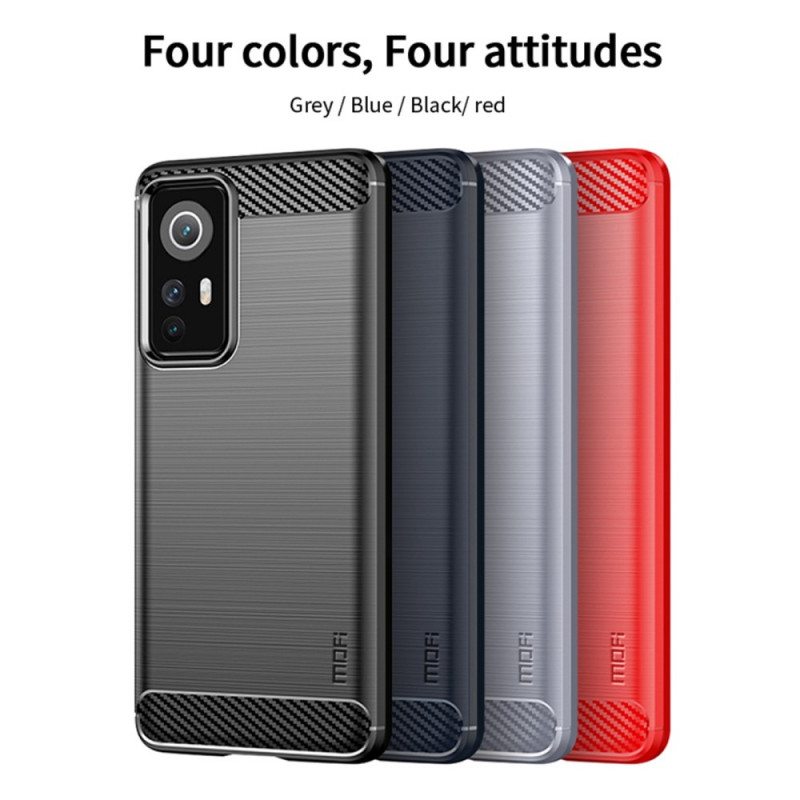 Case Xiaomi 12 / 12X Mofi Harjattu Hiilikuitu