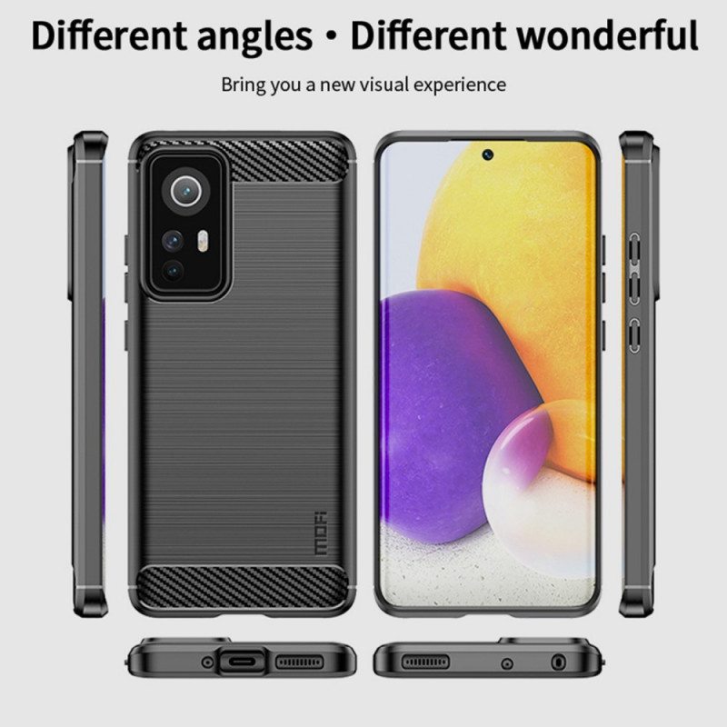 Case Xiaomi 12 / 12X Mofi Harjattu Hiilikuitu