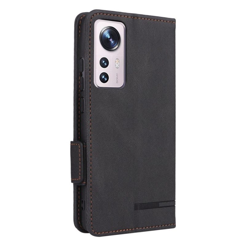 Flip Case Xiaomi 12 / 12X Retro Tyyli