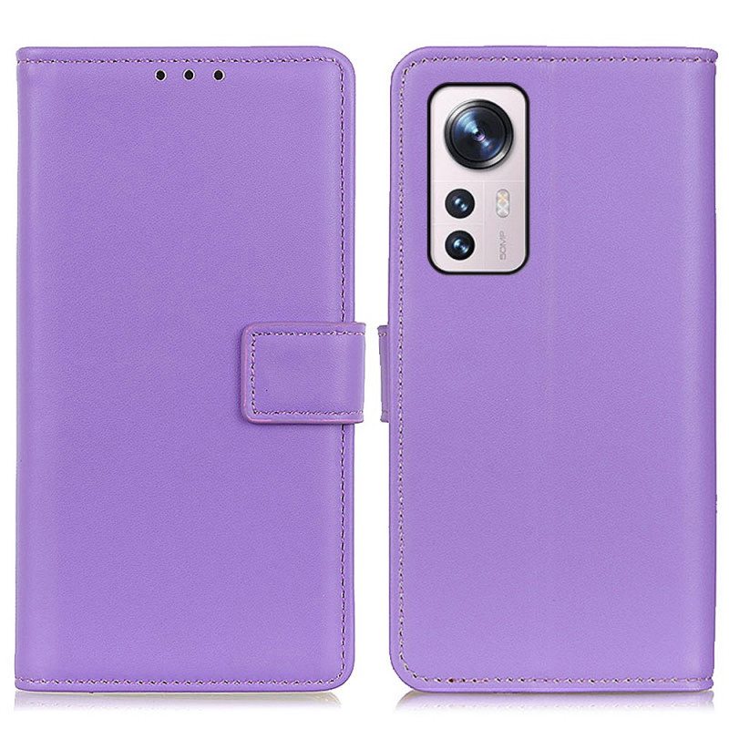 Kotelot Xiaomi 12 / 12X Tavallista Keinonahkaa