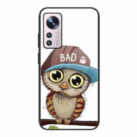 Kuori Xiaomi 12 / 12X Bad Owl Karkaistu Lasi