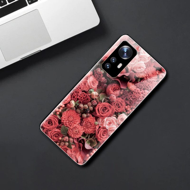 Kuori Xiaomi 12 / 12X Rose Flowers Karkaistu Lasi