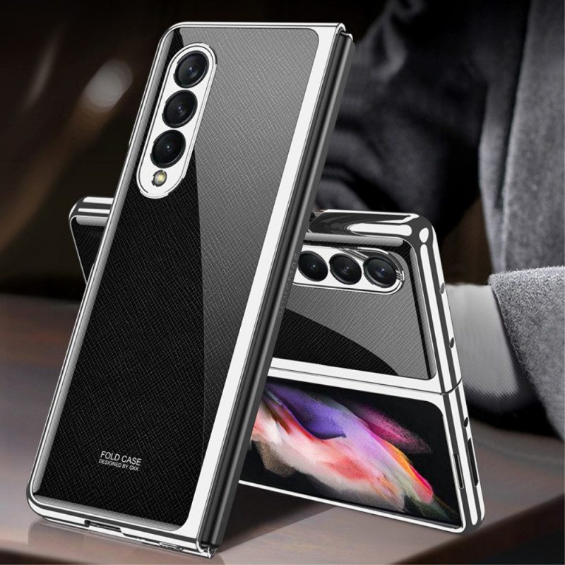 Case Samsung Galaxy Z Fold 3 5G Gkk Teksturoitu Karkaistu Lasi