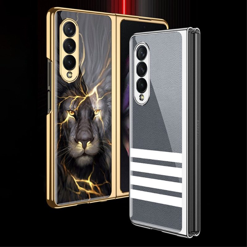 Case Samsung Galaxy Z Fold 3 5G Gkk Teksturoitu Karkaistu Lasi