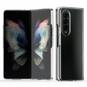 Case Samsung Galaxy Z Fold 3 5G Läpinäkyvät Värilliset Reunat