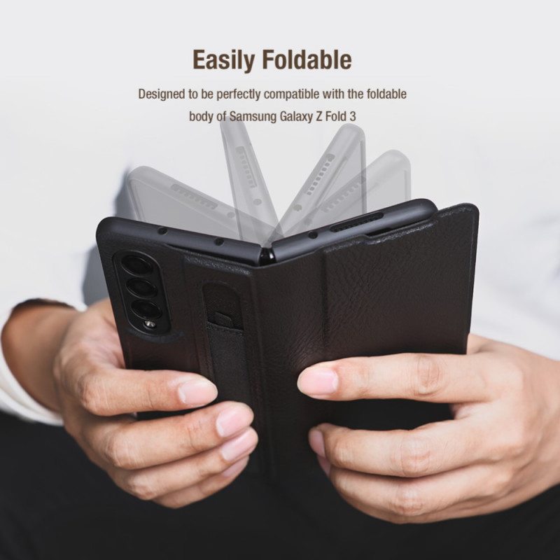 Kotelot Samsung Galaxy Z Fold 3 5G Keinonahka Nillkin