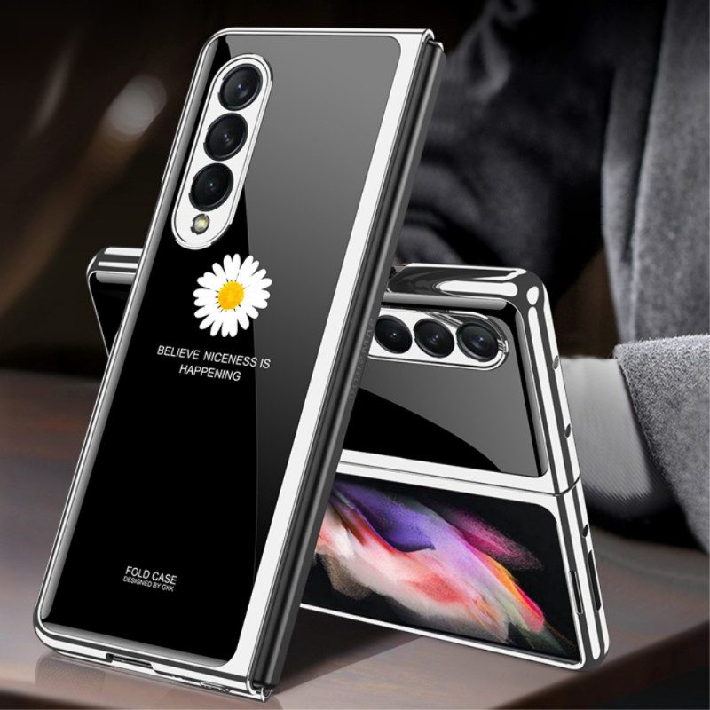 Kuori Samsung Galaxy Z Fold 3 5G Daisy Tempered Glass Gkk