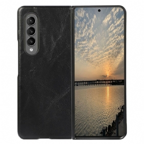 Kuori Samsung Galaxy Z Fold 3 5G Ensiluokkainen Keinonahka