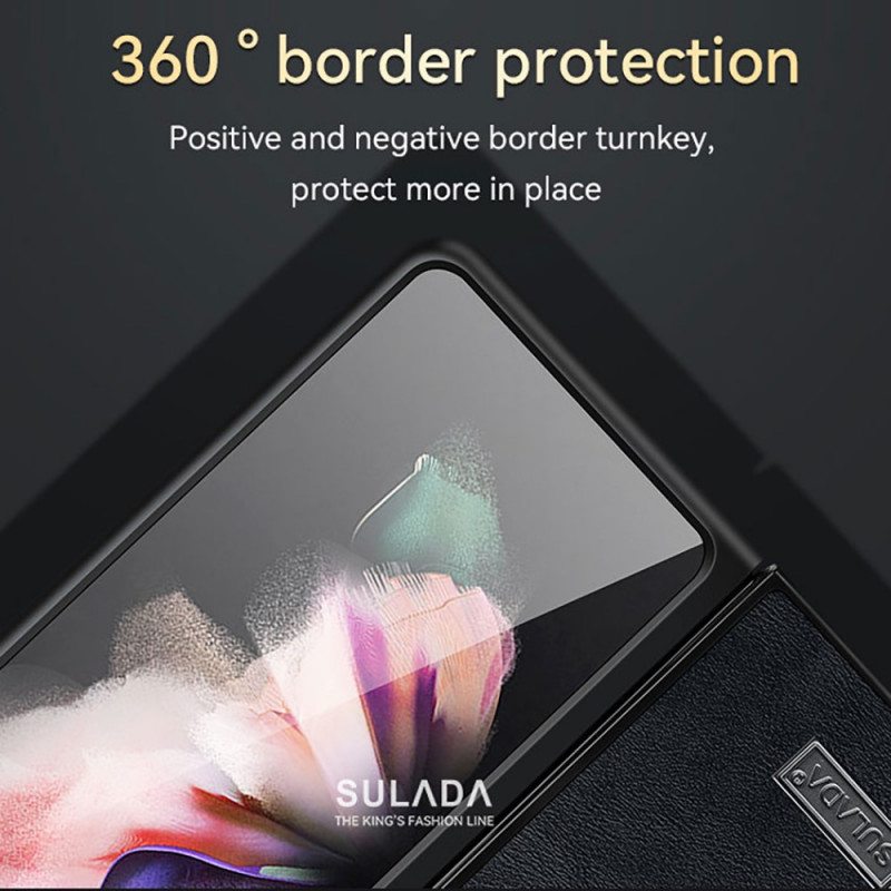 Kuori Samsung Galaxy Z Fold 3 5G Keinonahka Sulada