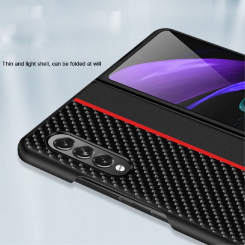 Kuori Samsung Galaxy Z Fold 3 5G Line Carbon Fiber