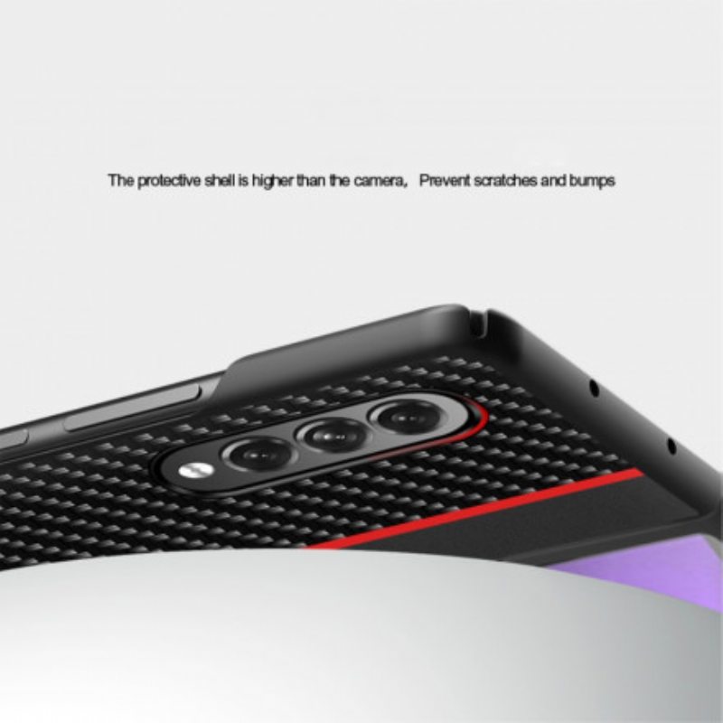 Kuori Samsung Galaxy Z Fold 3 5G Line Carbon Fiber