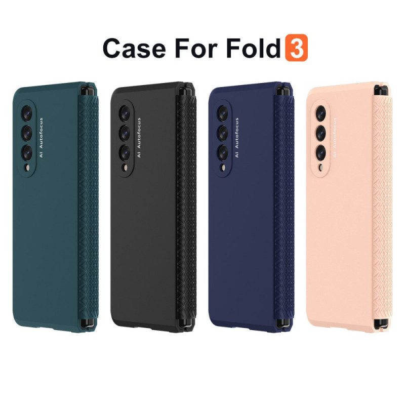 Kuori Samsung Galaxy Z Fold 3 5G Näytönsuojalla Ja Saranalla