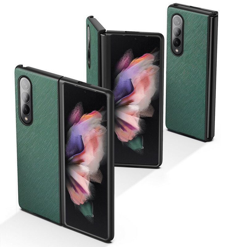 Kuori Samsung Galaxy Z Fold 3 5G Teksturoitu Nahka