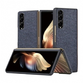 Kuori Samsung Galaxy Z Fold 3 5G Teksturoitu Nahkaefekti