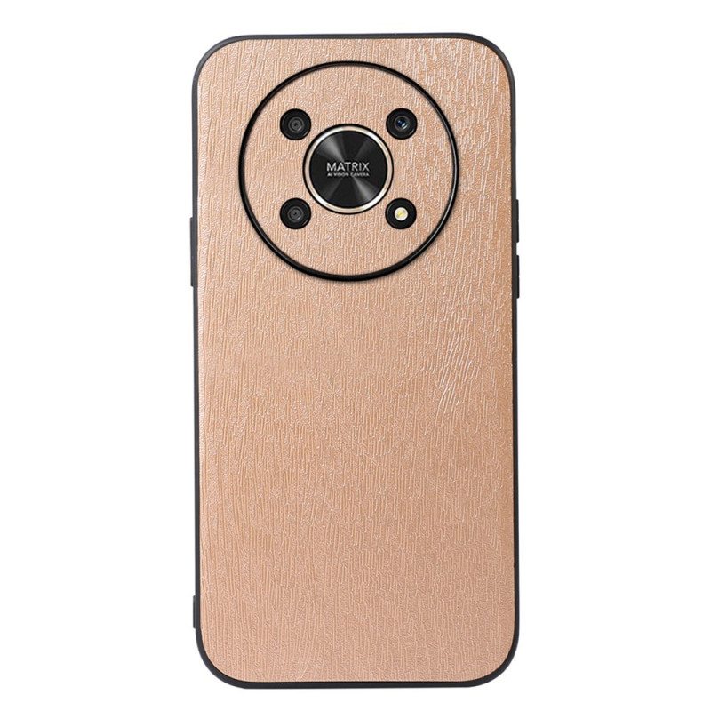 Kuori Honor Magic 4 Lite 5G Faux Leather Wood Effect