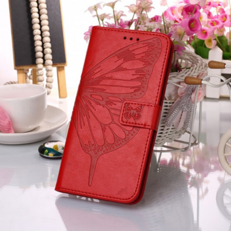 Kotelot Xiaomi Mi 11i 5G Butterfly Design Kaulanauhalla