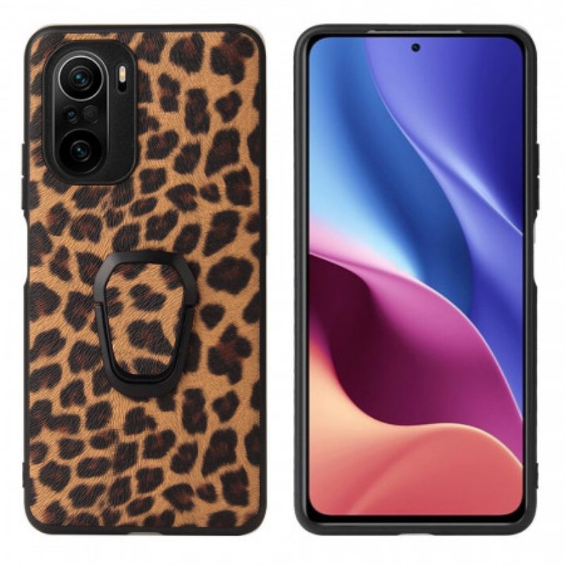 Kuori Xiaomi Mi 11i 5G Leopard-sormustuki Leopard-sormustuki