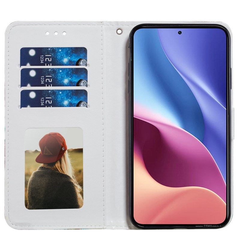 Nahkakotelo Xiaomi Mi 11i 5G Leopardi Kuvio