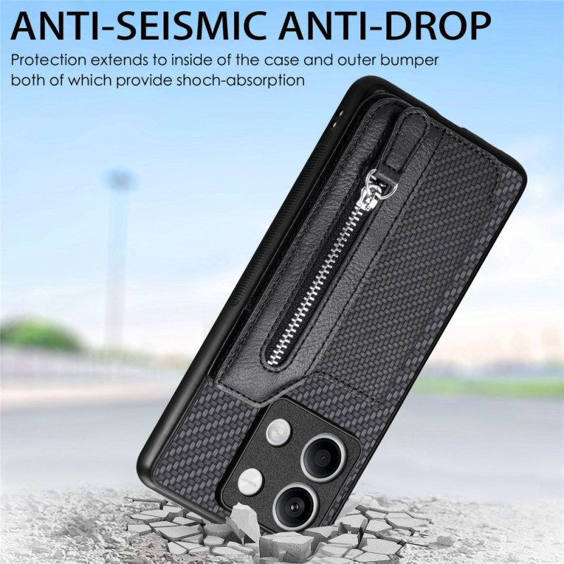 Case Xiaomi Redmi Note 13 4g Puhelinkuoret Hiilikuituinen Kolikkokukkaro