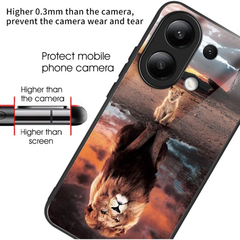 Case Xiaomi Redmi Note 13 4g Puhelinkuoret Lionceau Dream Karkaistu Lasi