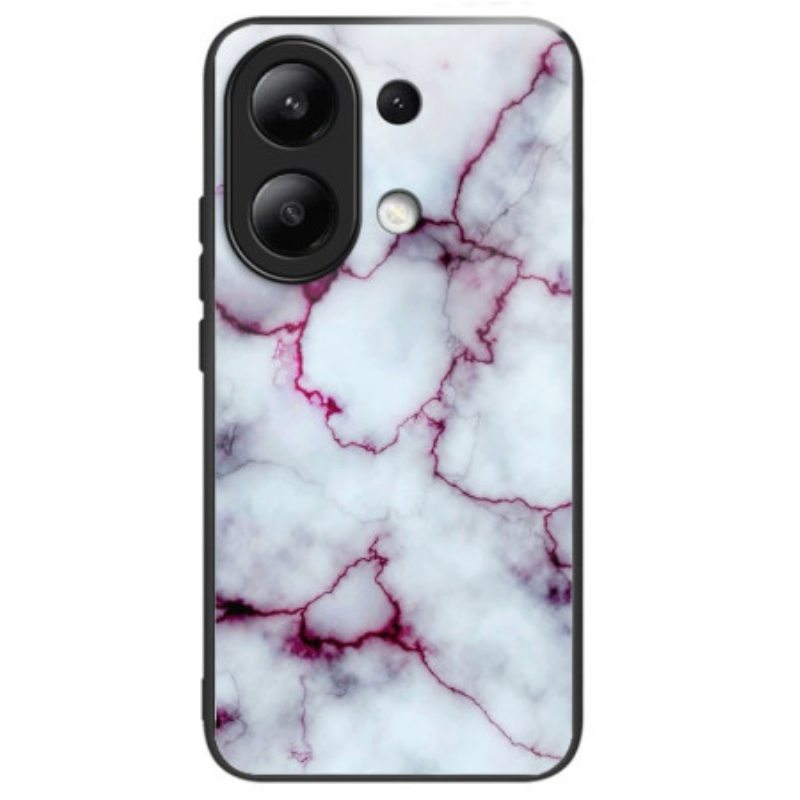 Case Xiaomi Redmi Note 13 4g Puhelinkuoret Purppuraa Marmoria Karkaistua Lasia