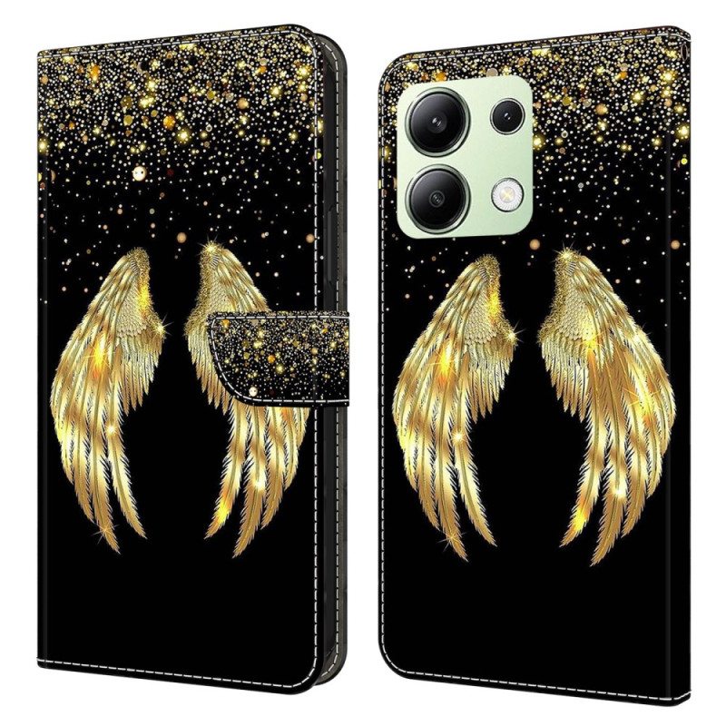 Kotelot Xiaomi Redmi Note 13 4g Puhelinkuoret Golden Wings