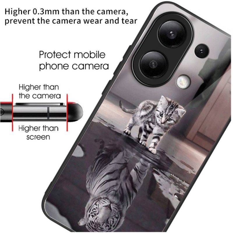 Kuori Xiaomi Redmi Note 13 4g Cat And Tiger Tempered Glass