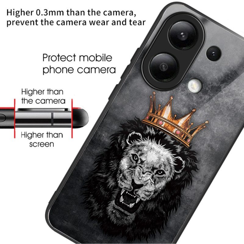 Kuori Xiaomi Redmi Note 13 4g Crown Lion Tempered Glass