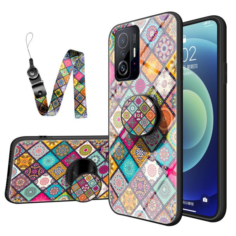 Case Xiaomi 11T / 11T Pro Patchwork Magneettipidike