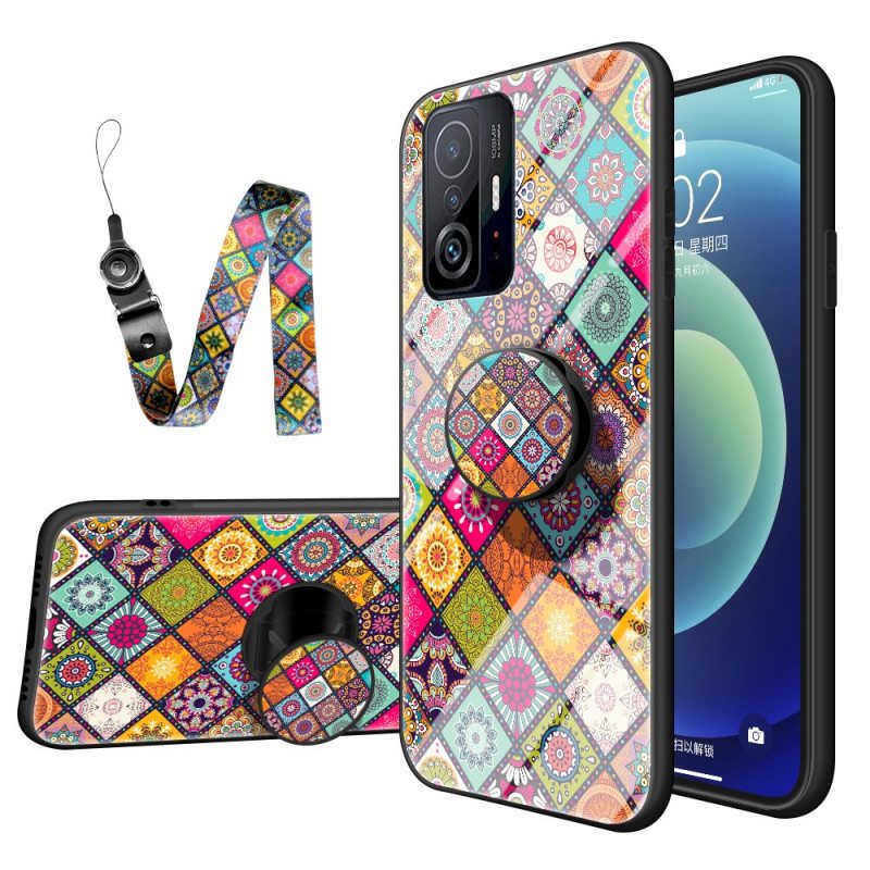 Case Xiaomi 11T / 11T Pro Patchwork Magneettipidike