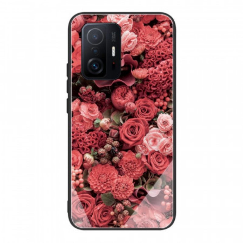 Case Xiaomi 11T / 11T Pro Rose Flowers Karkaistu Lasi