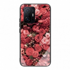 Case Xiaomi 11T / 11T Pro Rose Flowers Karkaistu Lasi