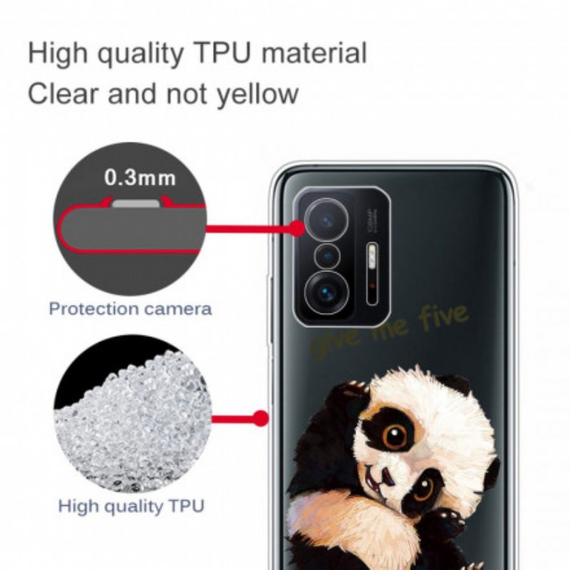 Case Xiaomi 11T / 11T Pro Saumaton Panda Anna Minulle Viisi