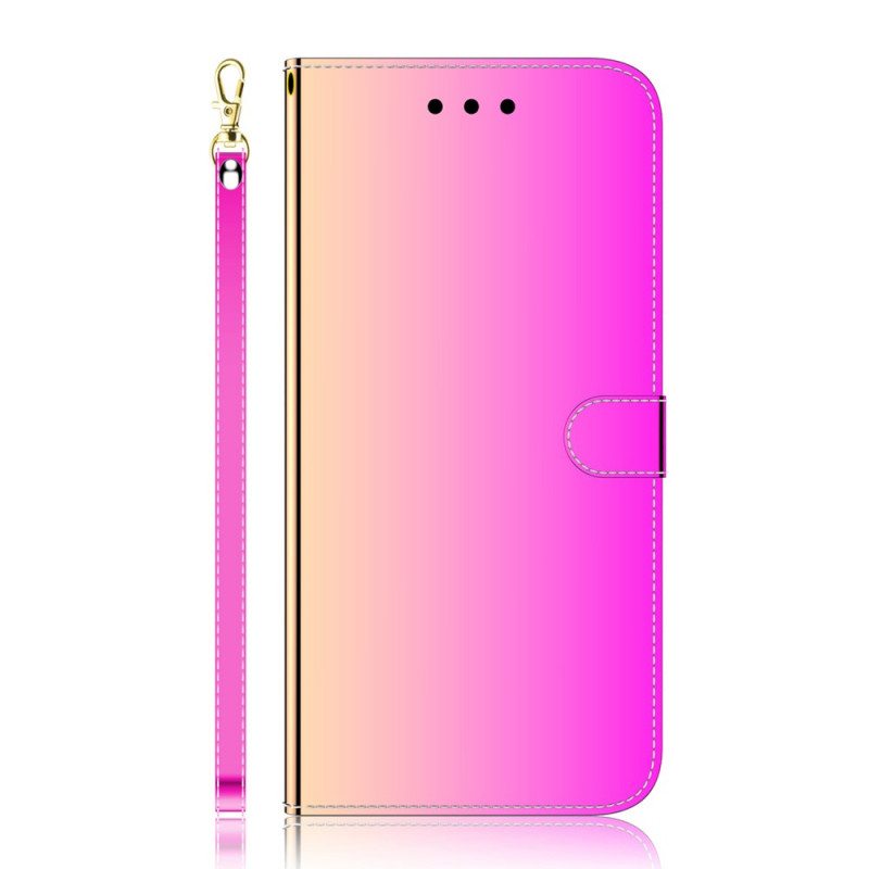 Kotelot Xiaomi 11T / 11T Pro Keinonahkainen Peilin Kansi