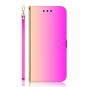 Kotelot Xiaomi 11T / 11T Pro Keinonahkainen Peilin Kansi