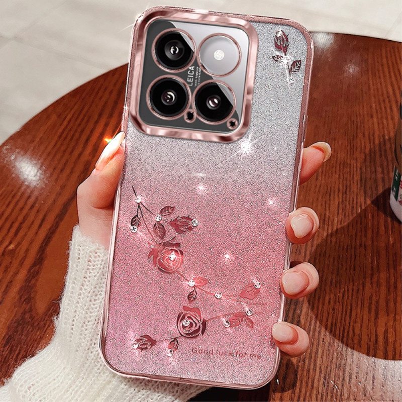 Kuori Xiaomi 14 Kadem Glitter Pattern Suojakuori