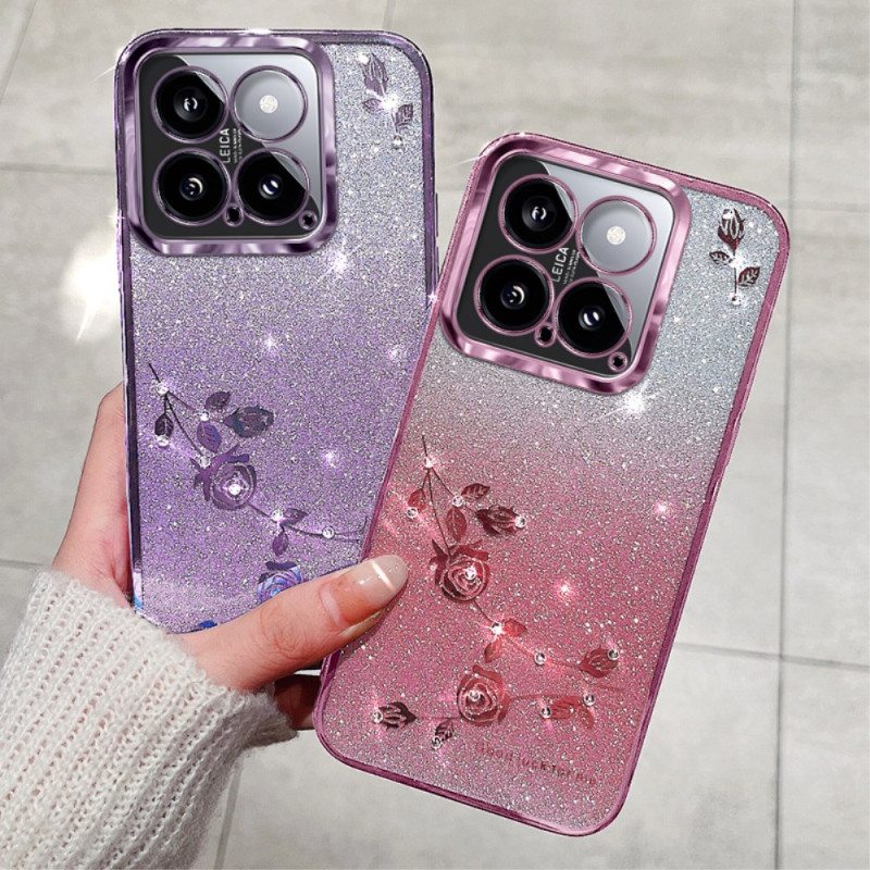 Kuori Xiaomi 14 Kadem Glitter Pattern Suojakuori