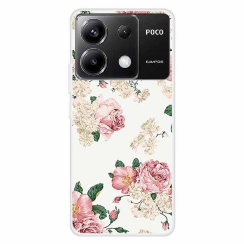 Kuori Xiaomi Redmi Note 13 Pro 5g Liberty Flowers