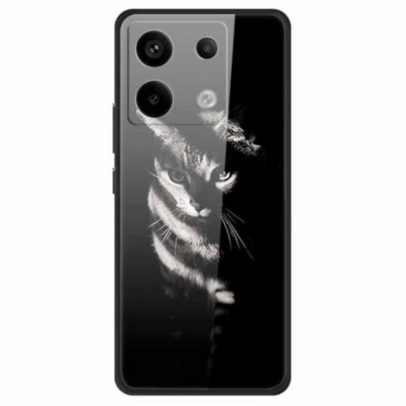 Kuori Xiaomi Redmi Note 13 Pro 5g Shadow Cat Karkaistu Lasi Suojakuori