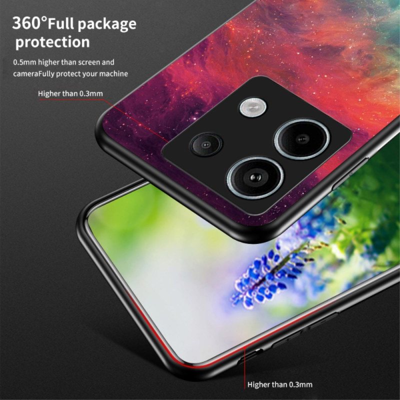 Puhelinkuoret Xiaomi Redmi Note 13 Pro 5g Tähtitaivaskuvioinen Karkaistu Lasi