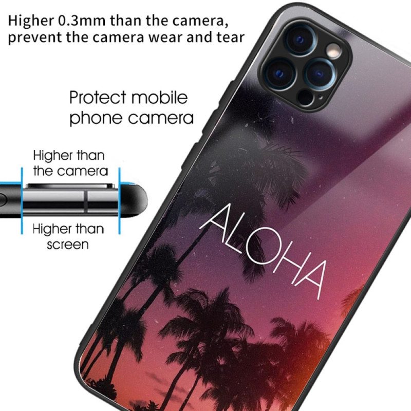 Kuori iPhone 14 Pro Aloha Karkaistu Lasi