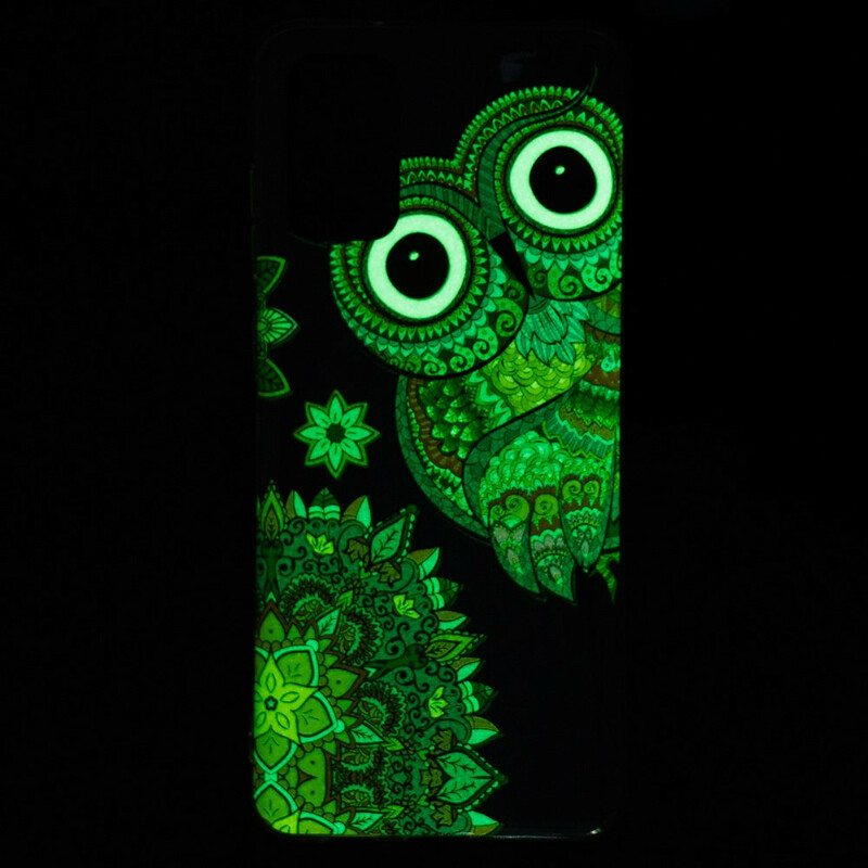 Case Samsung Galaxy S20 Plus / S20 Plus 5G Fluoresoiva Pöllön Mandala