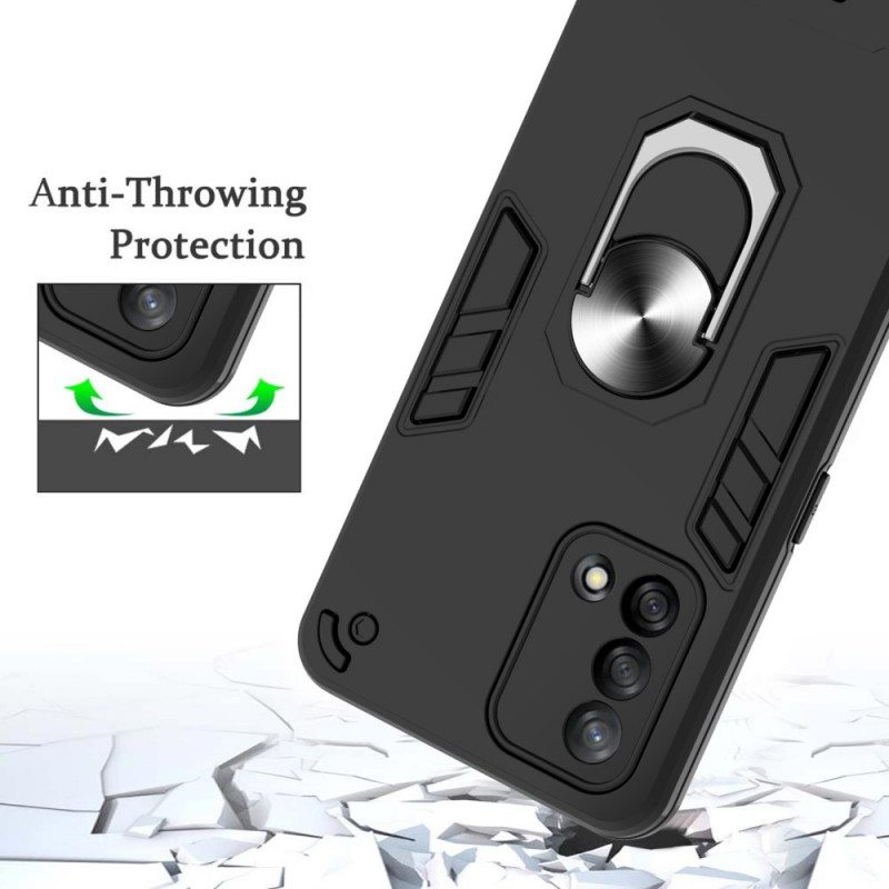 Case Oppo A74 4G Irrotettava Rengastuki Metallia