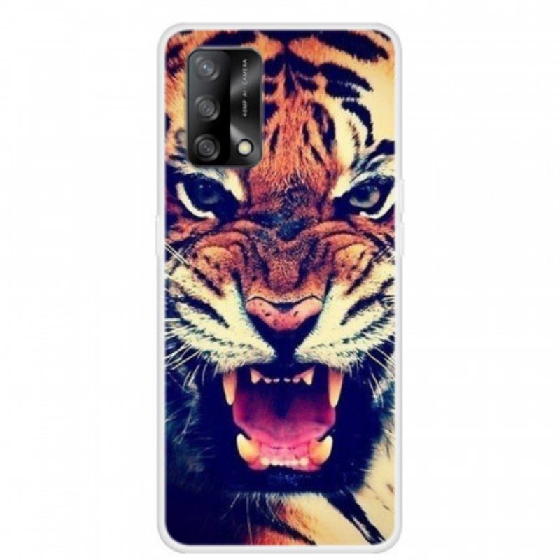 Kuori Oppo A74 4G Etu Tiger