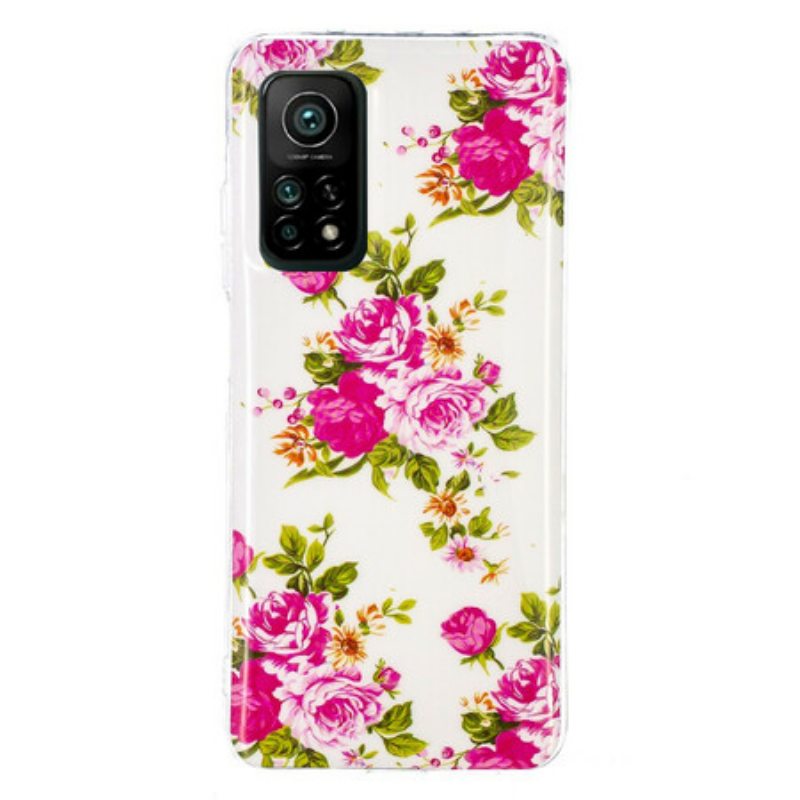 Case Xiaomi Mi 10T / 10T Pro Fluoresoivat Liberty Flowers